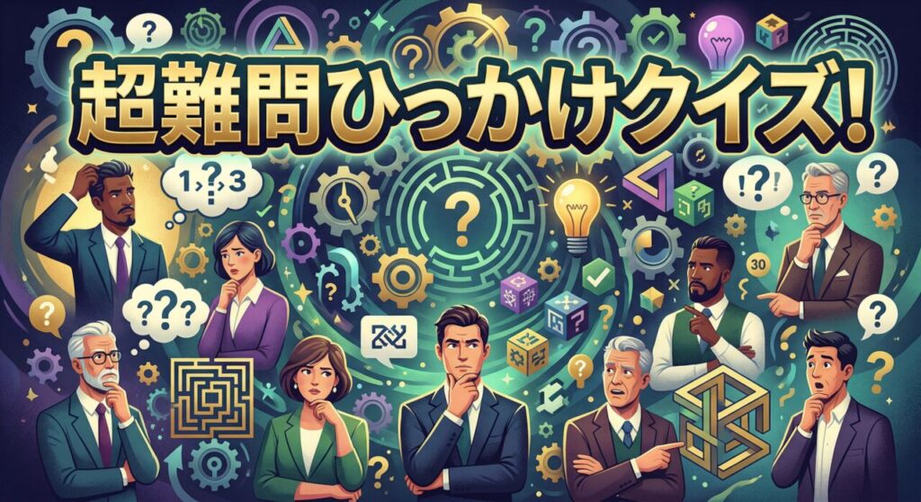 超難問ひっかけクイズ