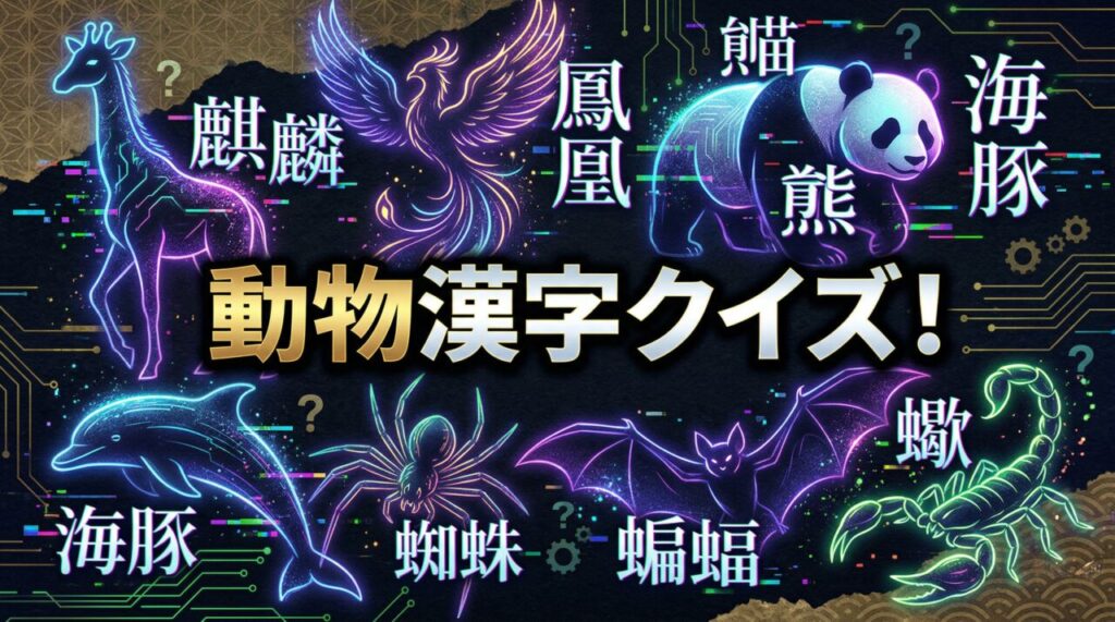 動物漢字クイズ