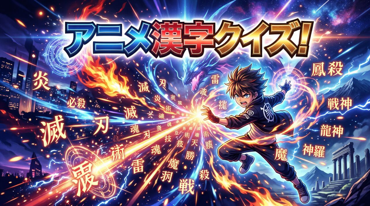 アニメ漢字クイズ