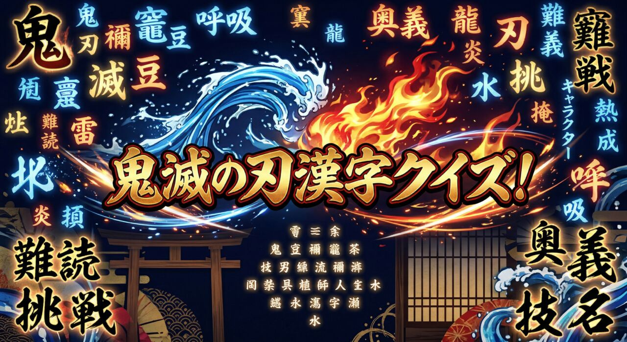 鬼滅の刃漢字クイズ