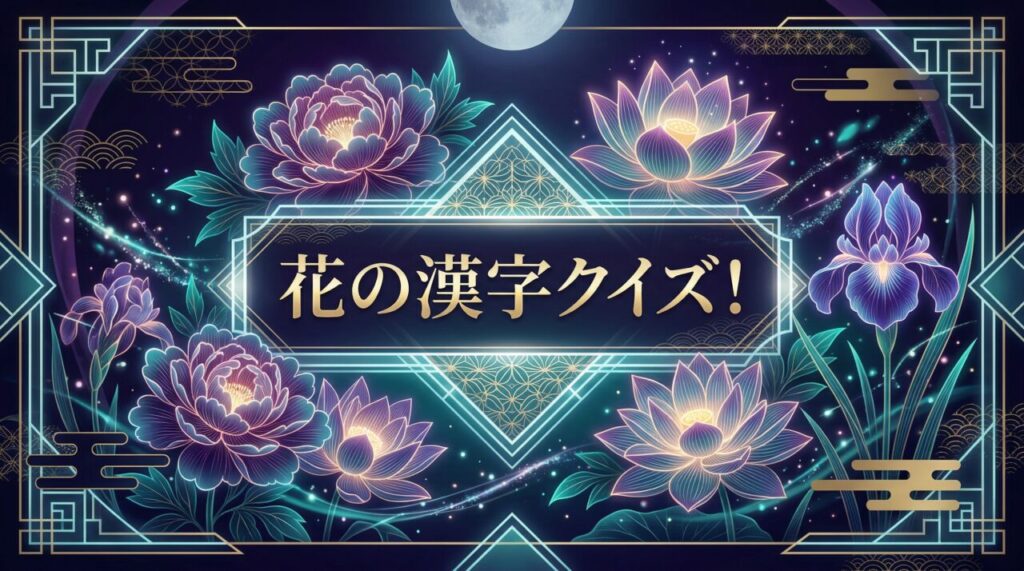 花の漢字クイズ