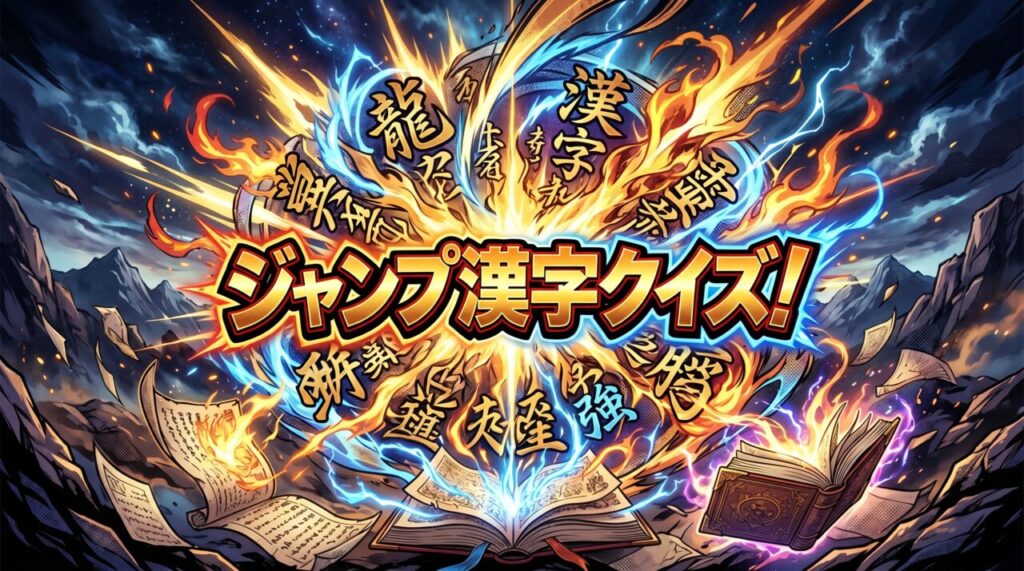 ジャンプ漢字クイズ