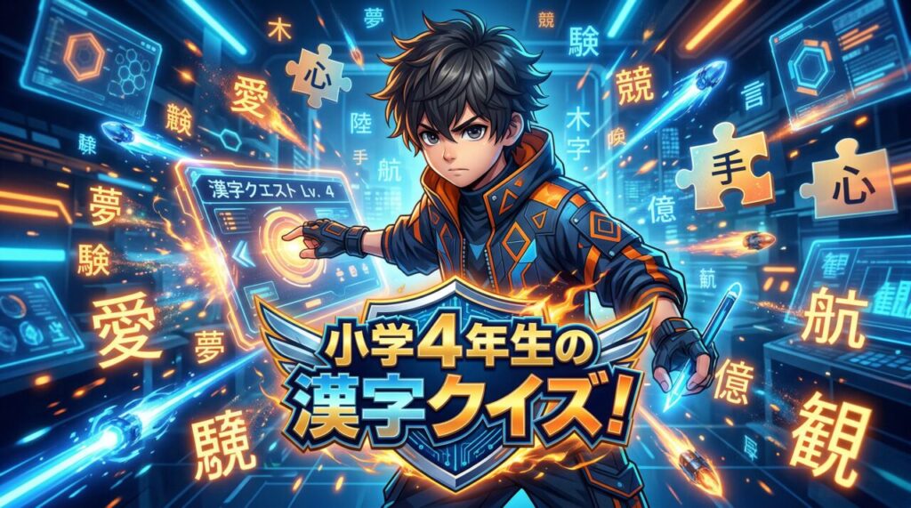 小学4年生の漢字クイズ
