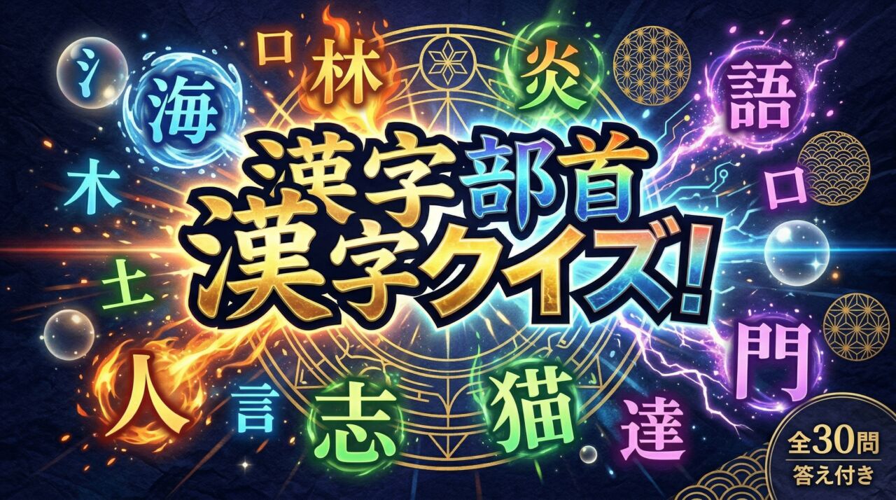 漢字部首クイズ