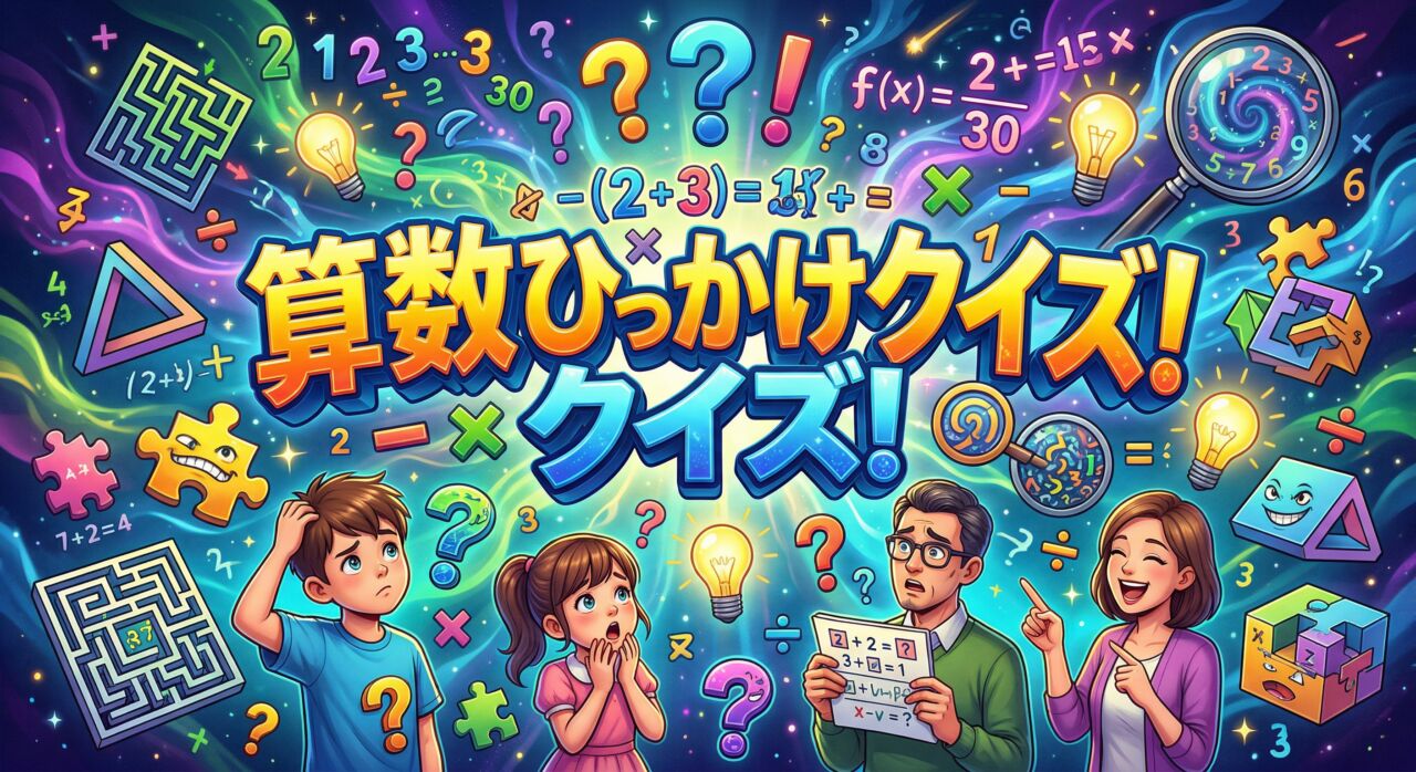 算数ひっかけクイズ