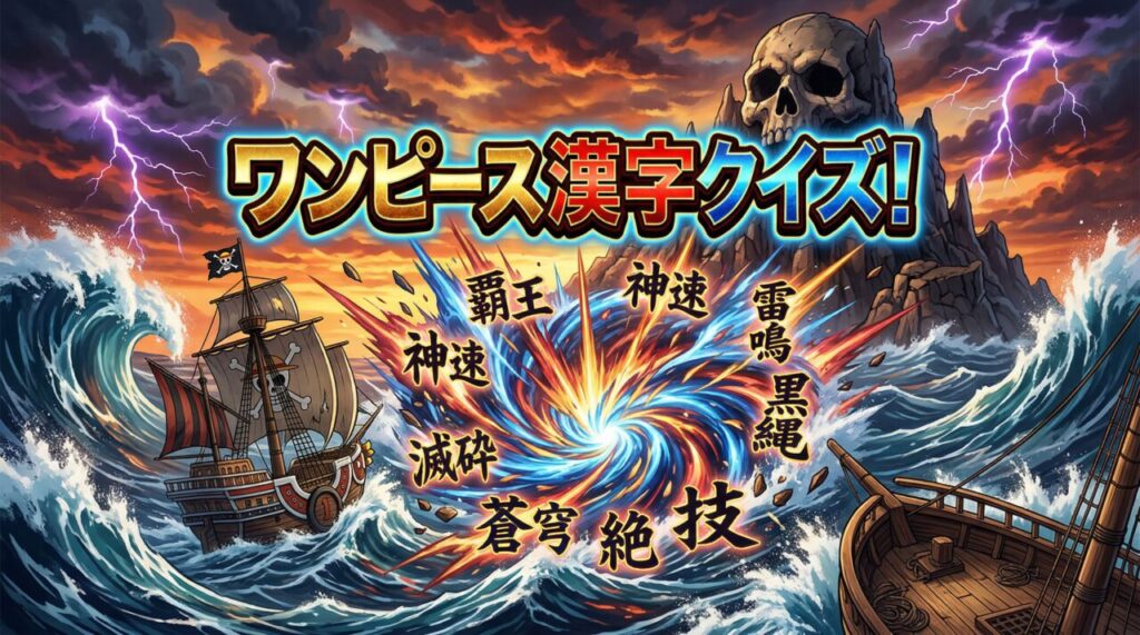 ワンピース漢字クイズ