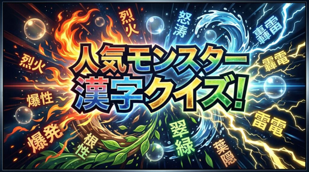 ポケモン漢字クイズ