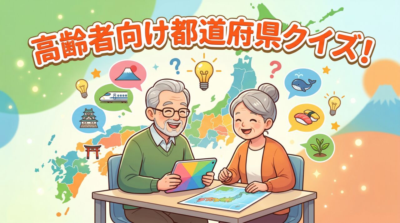高齢者向け都道府県クイズ