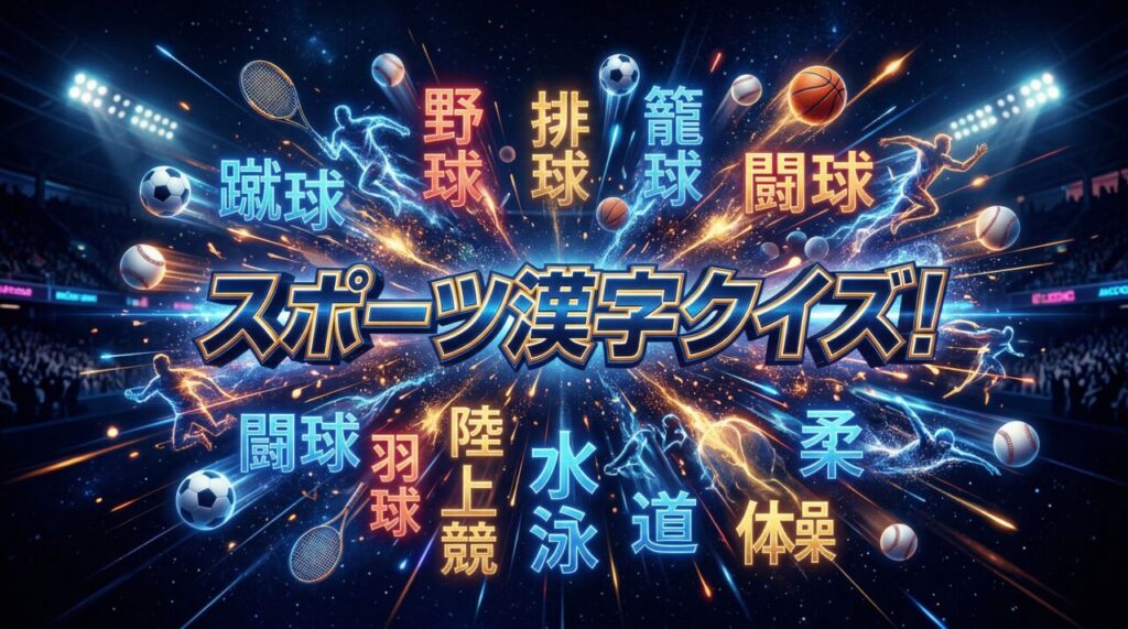 スポーツ漢字クイズ