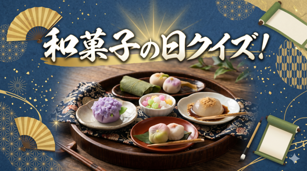 和菓子の日クイズ