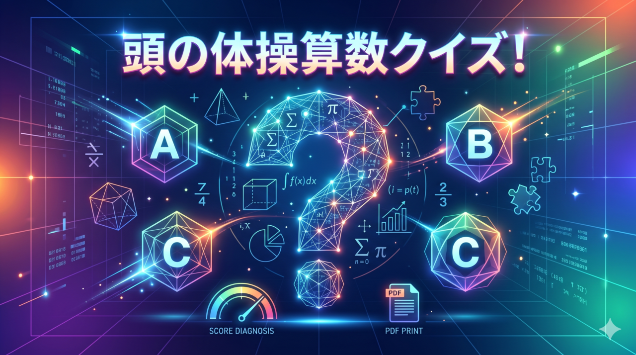 頭の体操算数クイズ