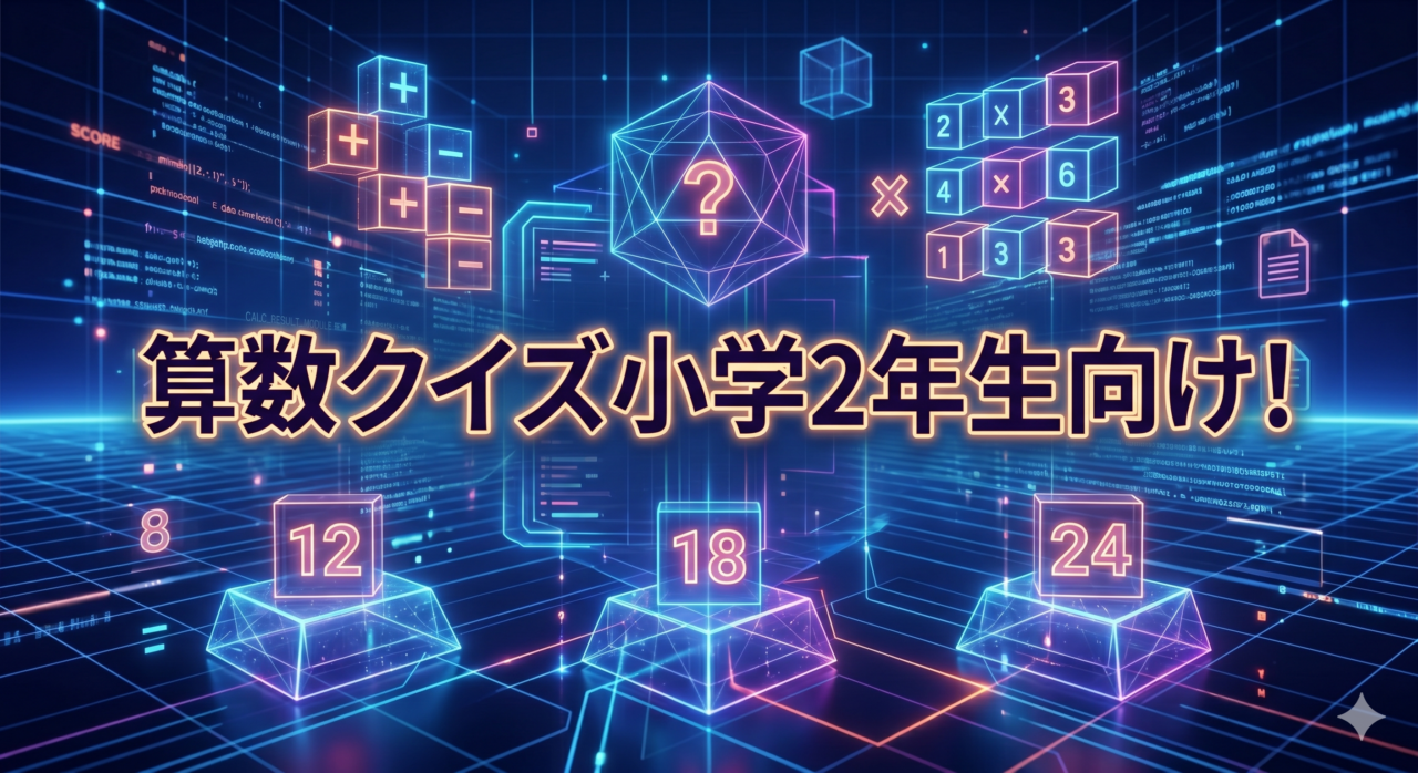 算数クイズ小学2年生向け