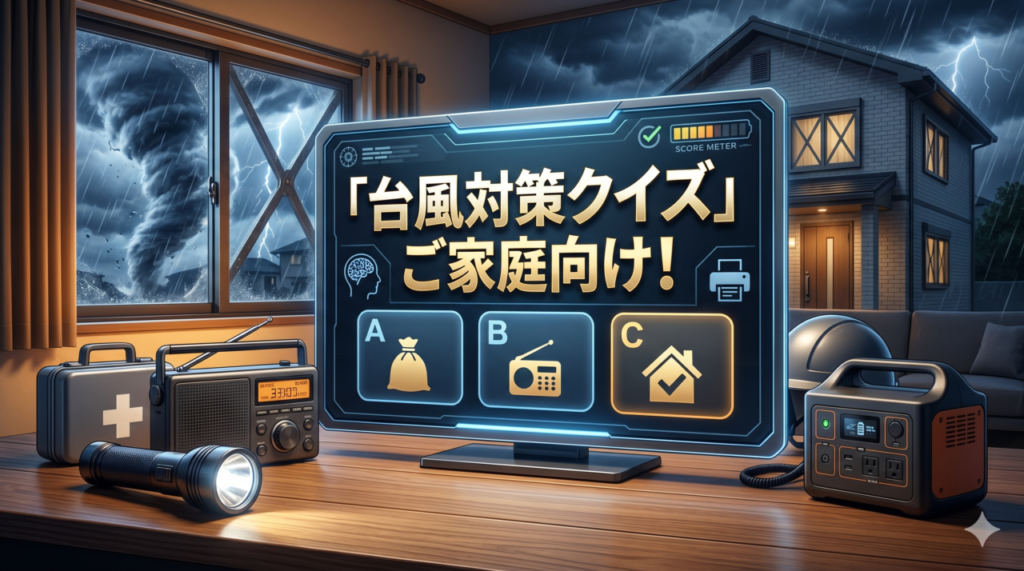 台風対策クイズ