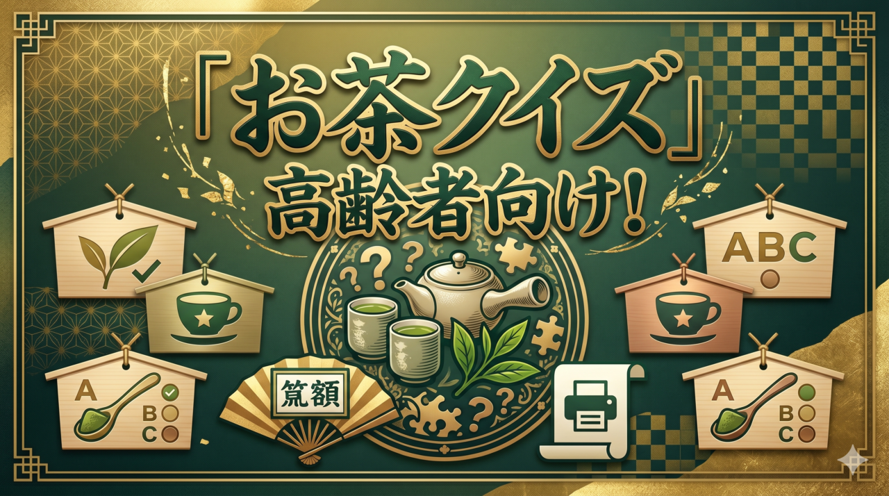 「お茶クイズ」高齢者向け