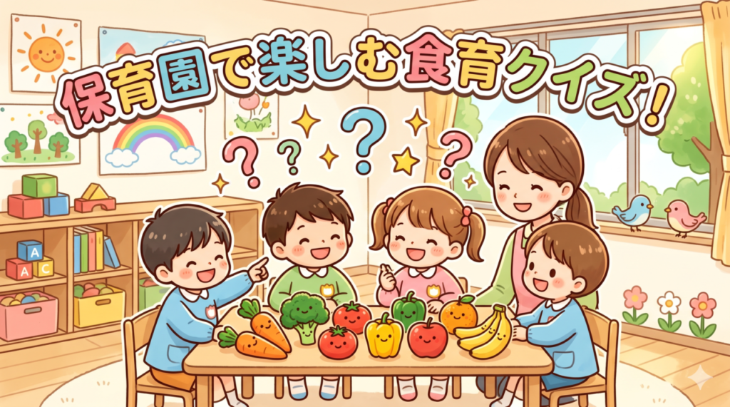 保育園で楽しむ食育クイズ