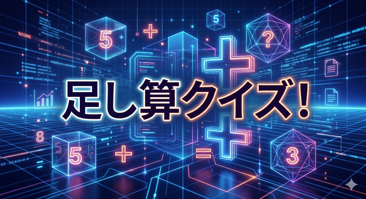 足し算クイズ
