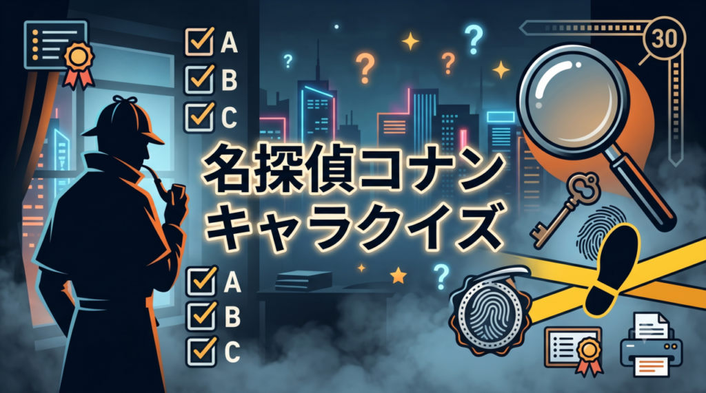 名探偵コナンキャラクイズ