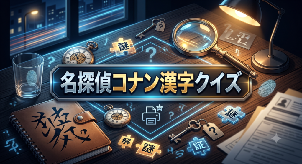 名探偵コナン漢字クイズ
