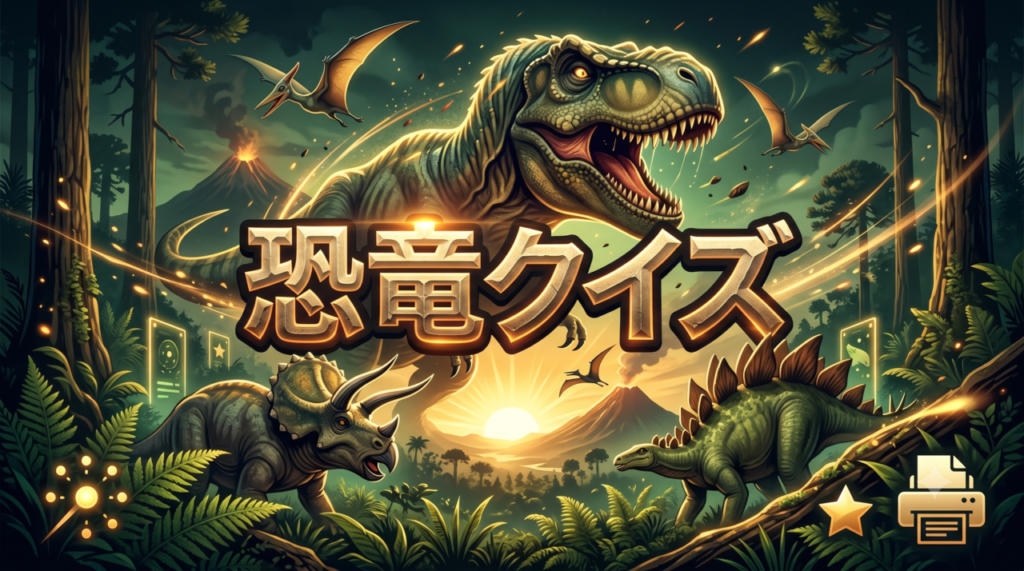 恐竜クイズ