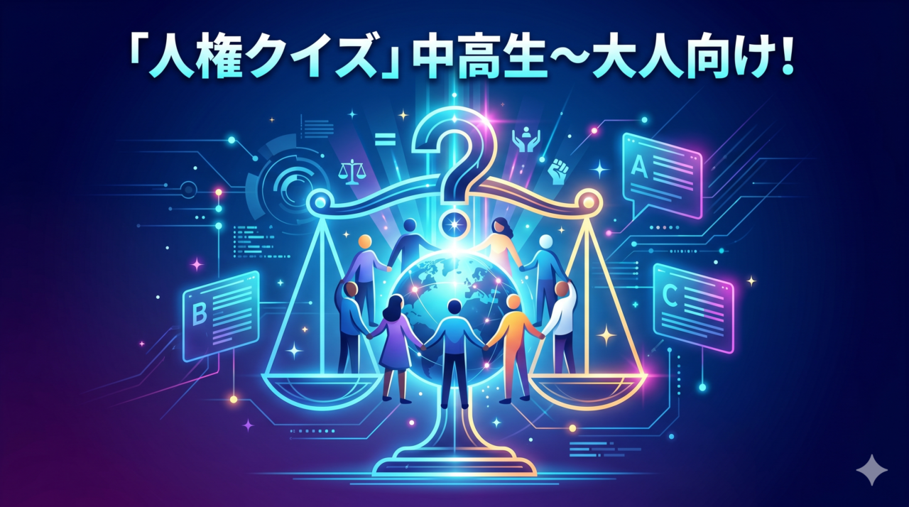 「人権クイズ」中高生〜大人向け