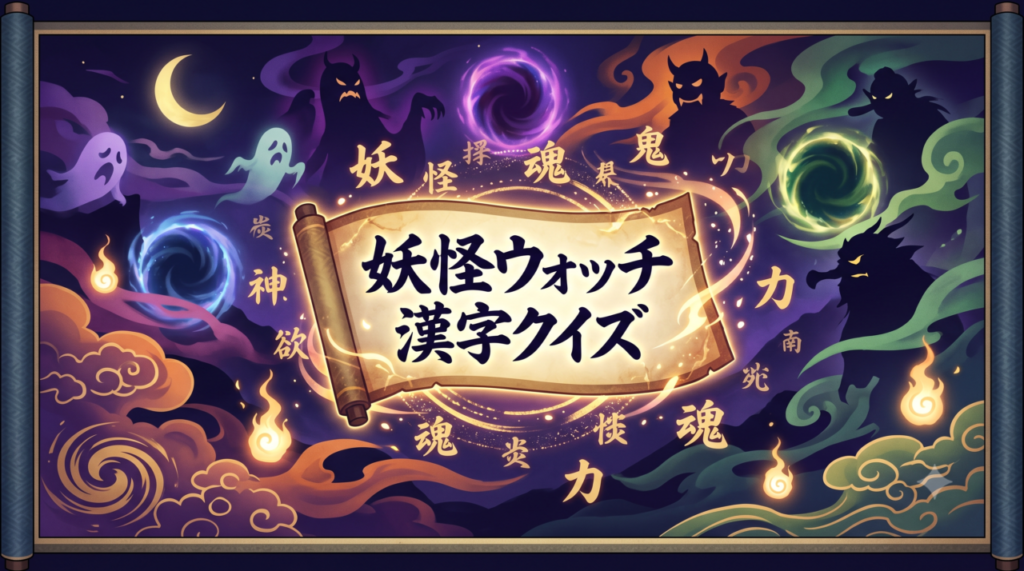 妖怪ウォッチ漢字クイズ