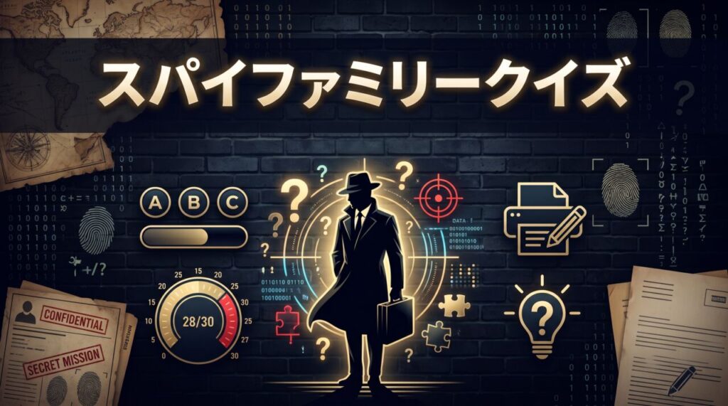 スパイファミリークイズ
